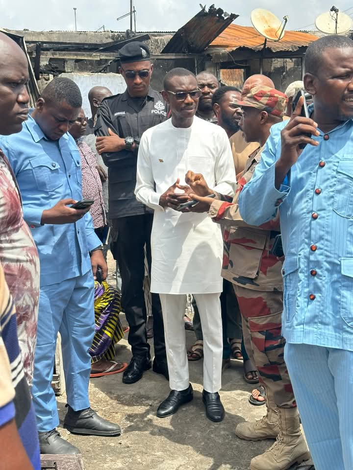 Municipal Security Council Visits Scene of Fire Outbreak at Sawaba 31st